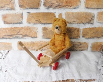 kleiner alter Teddybär, 16 cm, Sammlerteddy, vintage Bär, alter Bär