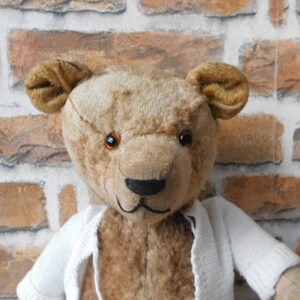 schöner alter Teddybär, 40 cm, Sammlerteddy, vintage Bär, alter Bär Bild 8