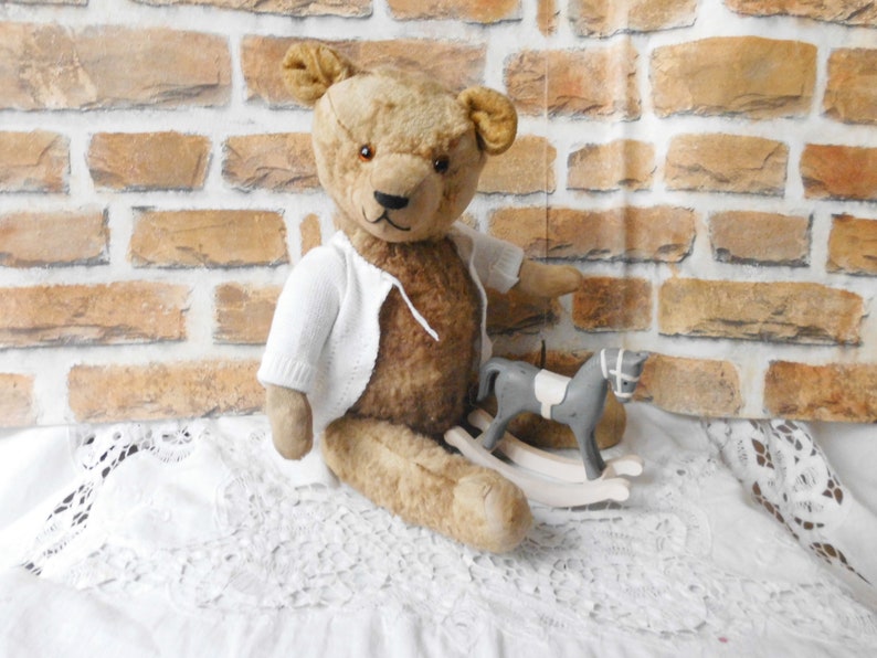 schöner alter Teddybär, 40 cm, Sammlerteddy, vintage Bär, alter Bär Bild 1