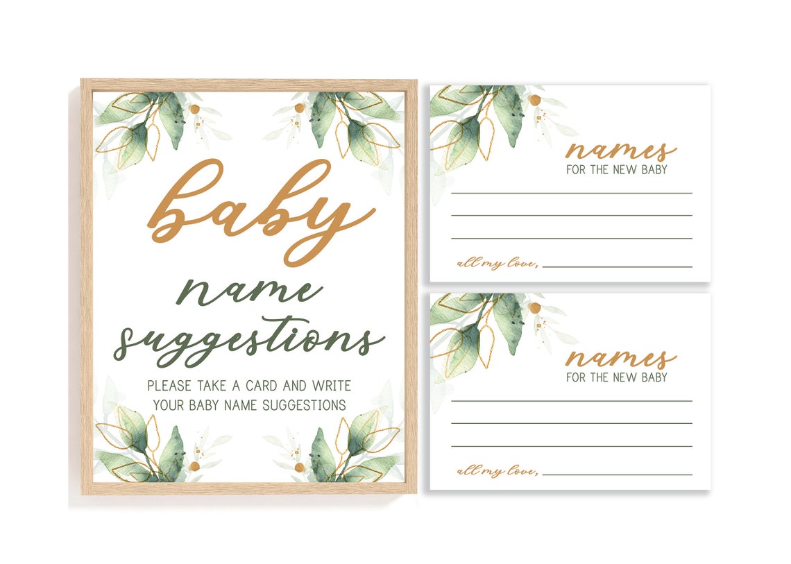 Free Printable Baby Name Suggestion Cards vrogue.co