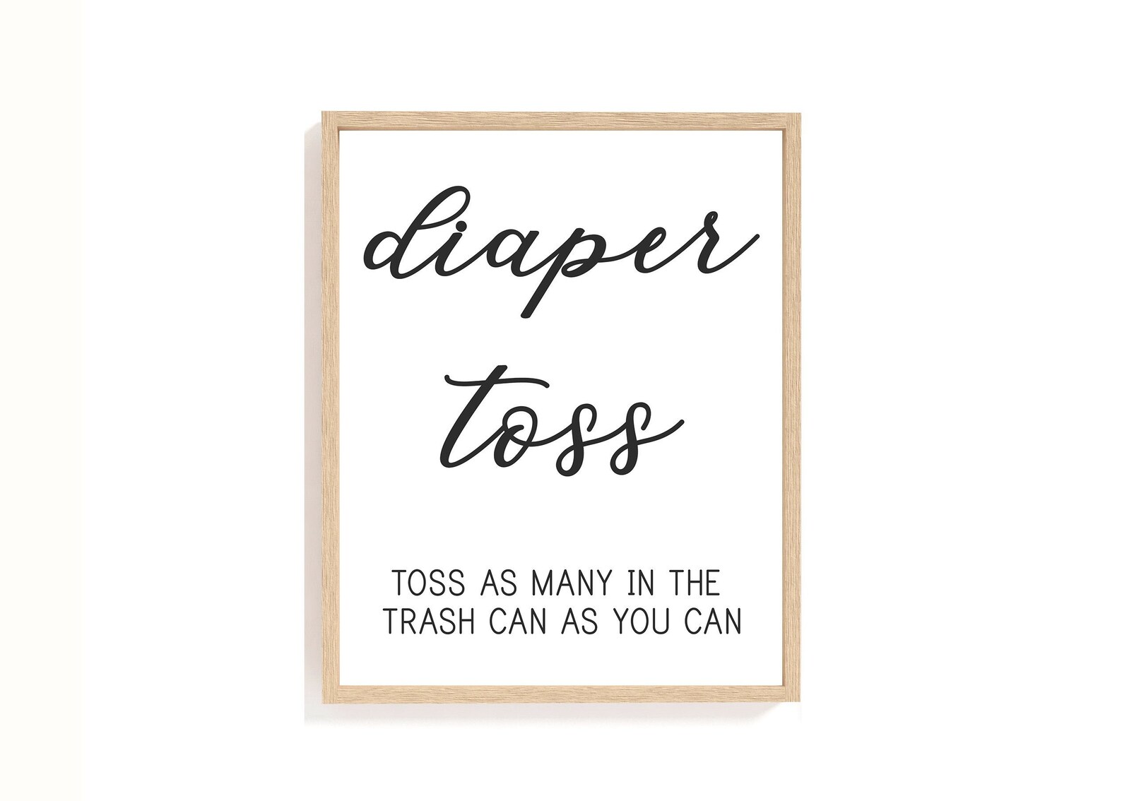 Diaper Toss Baby Shower Games Diaper Toss Diaper Game Baby Etsy
