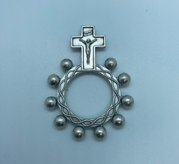 Vintage rosary ring discount