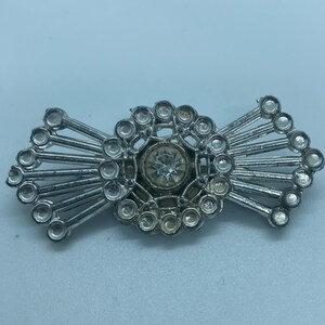 Vintage Silver Art Deco Style Brooch