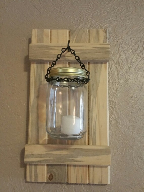 Rustic Candle Lanterns Set Of 2 Etsy