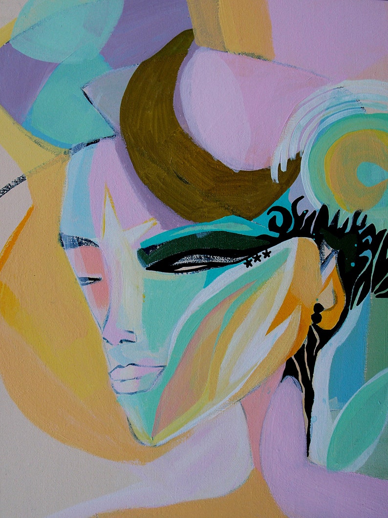 Painting on Canvas Board Original Art Paint Wall Art Painting Etsy