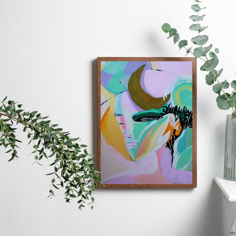 Painting on Canvas Board Original Art Paint Wall Art Painting Etsy