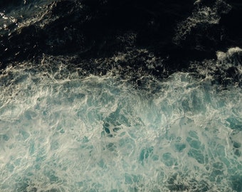 Mediterranean Ocean Waves Print: Seascape Photography (Digital Download)