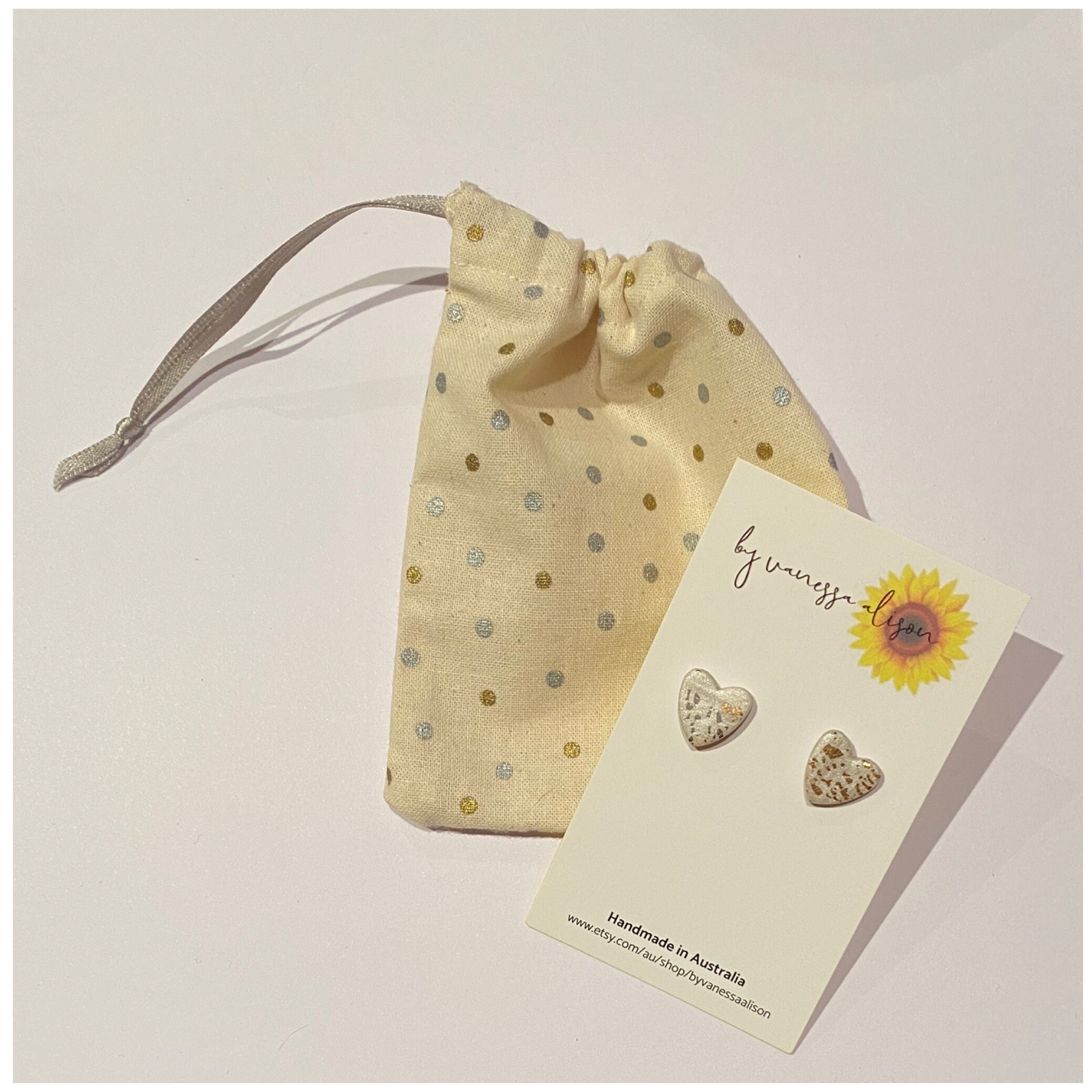 Spotted Jewellery Bag Jewellery Bags Pouches Jewellery Etsy UK