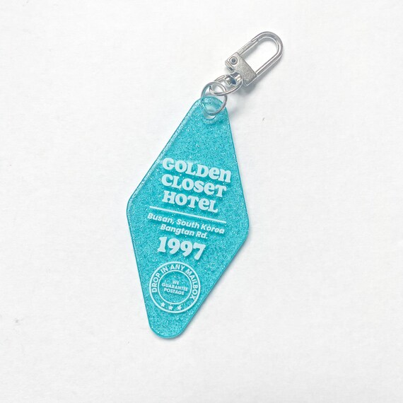bts hotel keychain