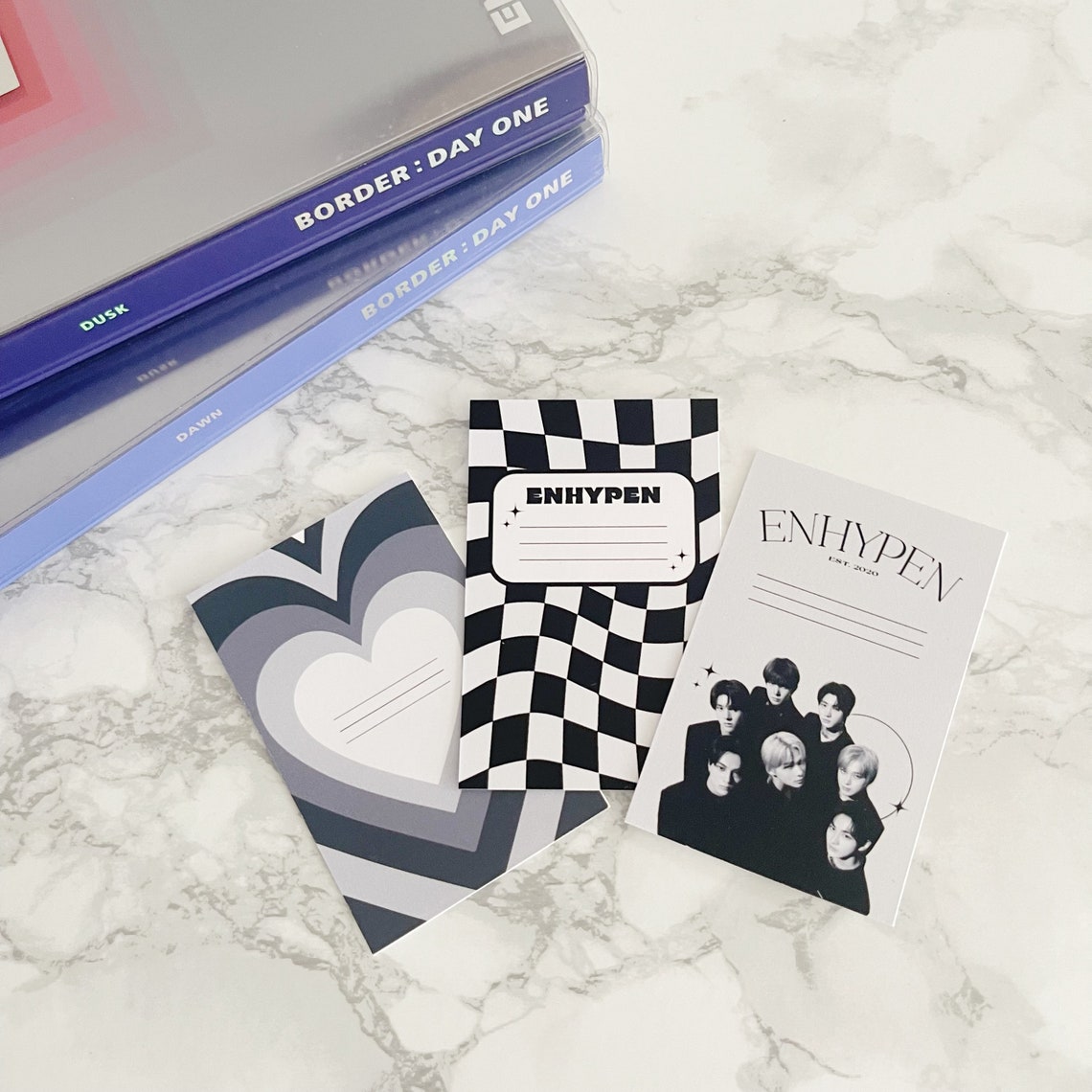 Kpop Photocard enhypen Collection Binder Filler Etsy