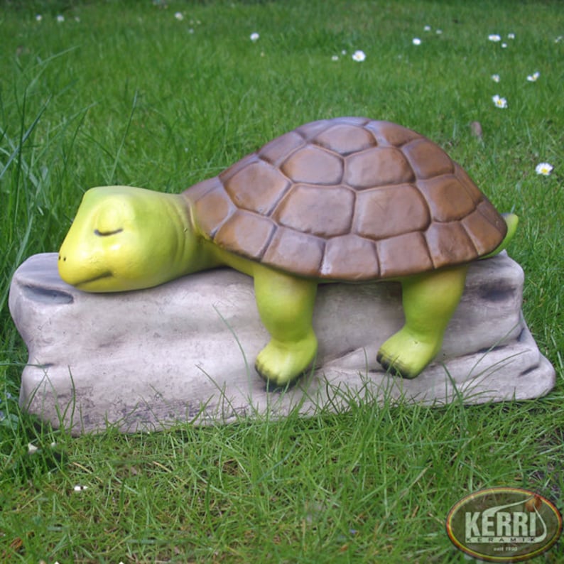 Schildkröte Turtle Schildkrötenfigur Kantenhocker Bild 2