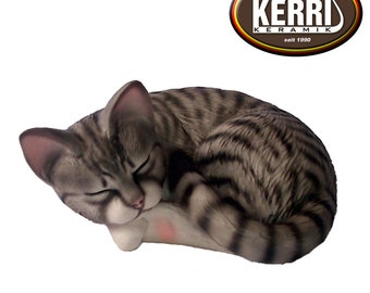 Urn cat urn animal urn urn cat ceramic urn urn cat