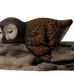 Owl Edge Sitter Owl Figure Ceramic Owl
