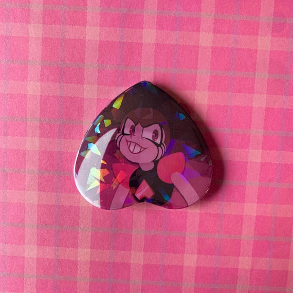Spinel | Steven Universe | Holographic Heart Button