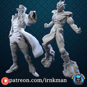 Jotaro and Star Platinum