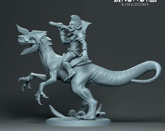 Goblin mounted raptor