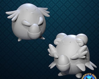 Chansey and Blissey 35mm scale series