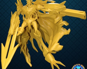 Omnimon Alter-S (Orange Dinosaur and Werewolf combined digital monster)