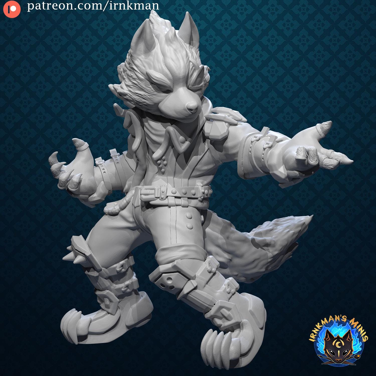 Wolf Star Fox Figure - Etsy