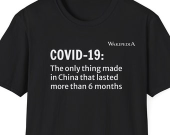 COVID-T-Shirt. Covid-19 Hemd.