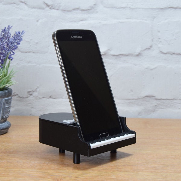 PIANO Phone Stand. Personalised Piano Phone Holder - Small gifts - Music gift - piano players gift - piano lovers