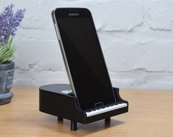 PIANO Phone Stand. Personalised Piano Phone Holder - Small gifts - Music gift - piano players gift - piano lovers