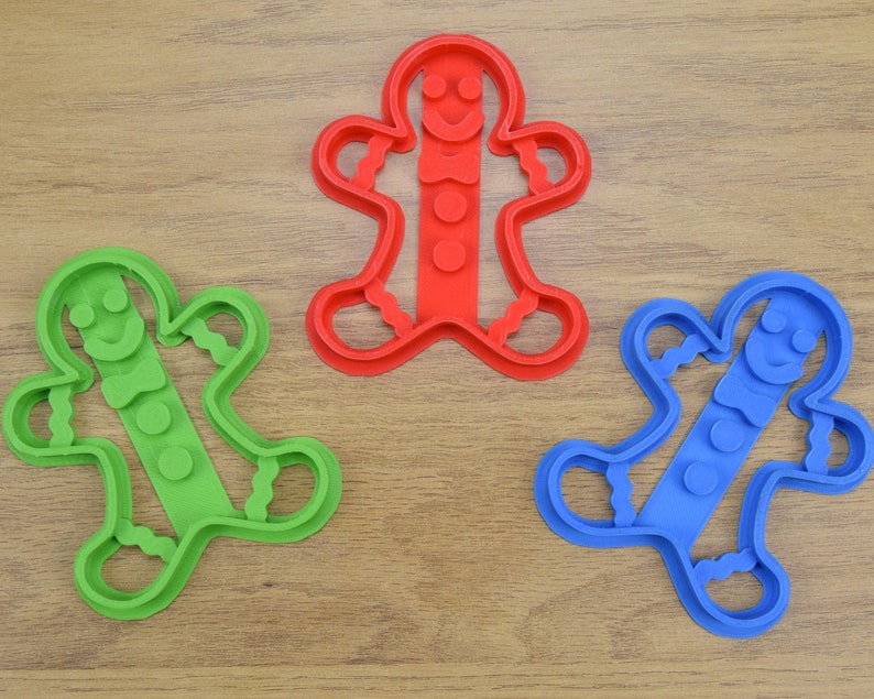 Gingerbread Man cookie cutter - party food image 3