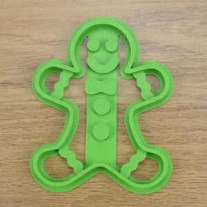 Gingerbread Man cookie cutter - party food Green