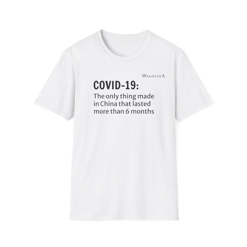 COVID t-shirt. Covid-19 shirt. White
