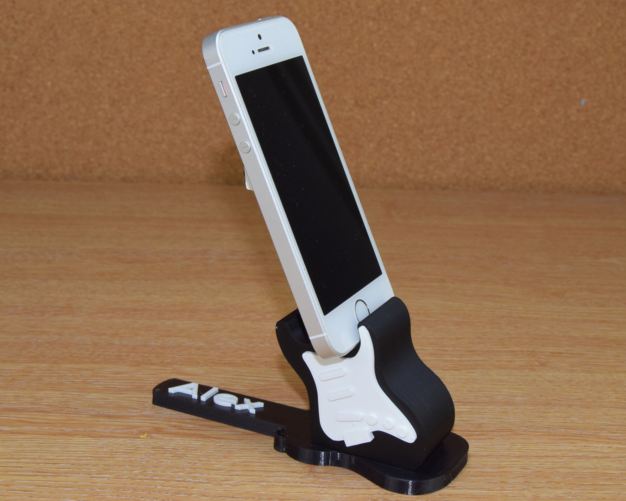GUITAR Phone Stand. Guitar Phone Holder Phone Gifts Small Etsy UK