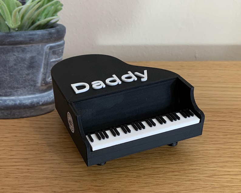 Soporte de piano para teléfono. Soporte de piano personalizado - Pequeños regalos - Regalo musical - Regalo para pianistas - Amantes del piano imagen 2