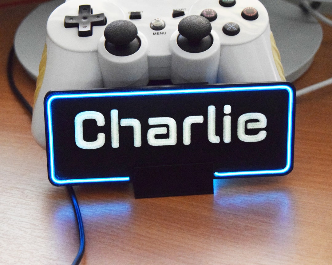 LED Gaming Stand Controller Holder. Gamers Gift. Illuminated Glow in ...