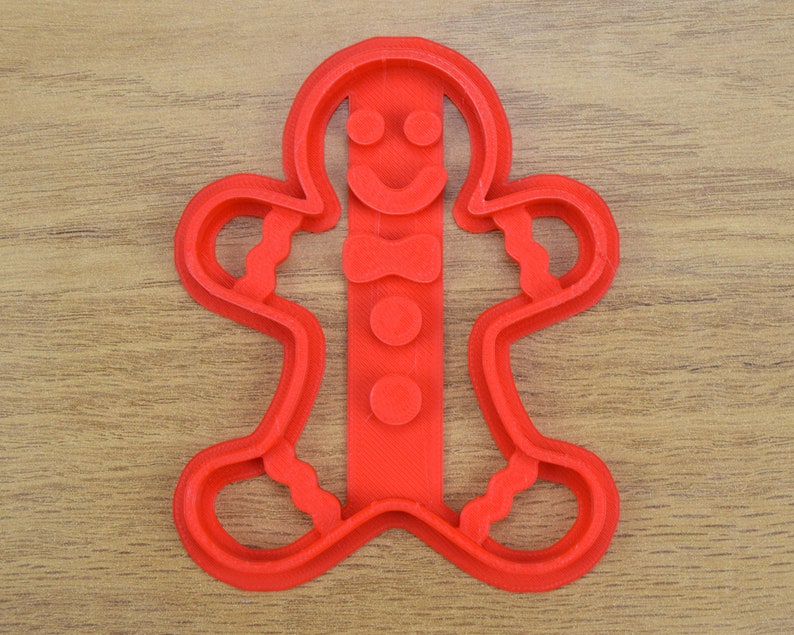 Gingerbread Man cookie cutter - party food Red
