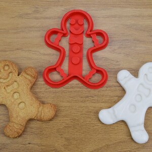 Gingerbread Man cookie cutter - party food image 4