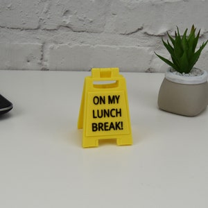 Personalized Mini Desk Sign – Custom Message, Eco-Friendly image 3