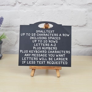 Extra Large Backboard Style Sign. Table Sign or Display Sign. Stylish ...