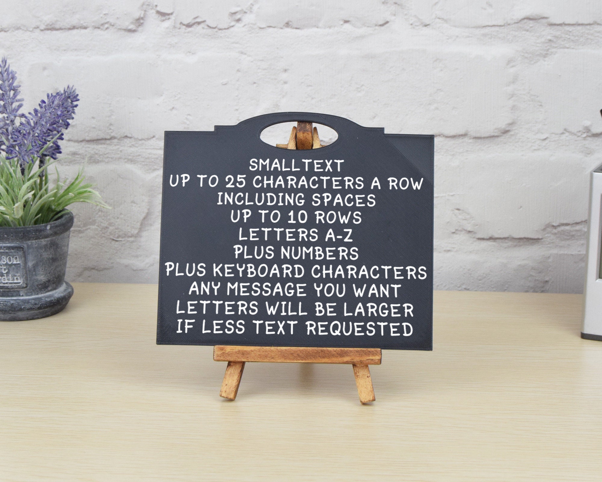 Extra Large Backboard Style Sign. Table Sign or Display Sign. Stylish ...