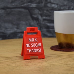 Personalized Mini Desk Sign – Custom Message, Eco-Friendly image 8