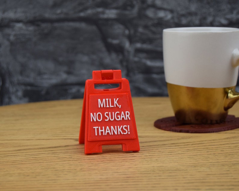 Personalized Mini Desk Sign – Custom Message, Eco-Friendly image 8