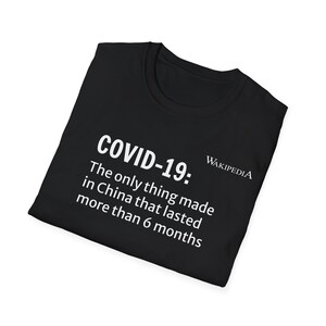 COVID t-shirt. Covid-19 shirt. image 3