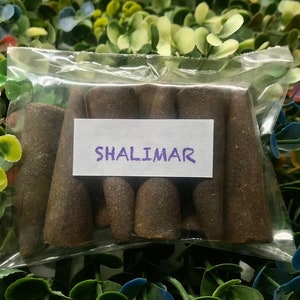 Shalimar Incense Cones - 100% Natural Incense Cones - Christmas Incense Cones - Traditional Indian Incense - ICSHA