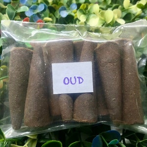 Oud Incense Cones - 100% Natural Incense Cones - Christmas Incense Cones - Traditional Indian Incense - IC