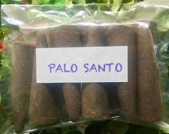 Cônes d'encens Palo Santo - Cônes d'encens 100% naturels - Cônes d'encens de Noël - Encens indien traditionnel - IC