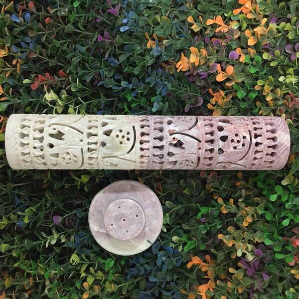 Vertical Incense Holder - Handmade Incense Holder-Incense Tower-Christmas Incense Holder-Round Top-IHV1