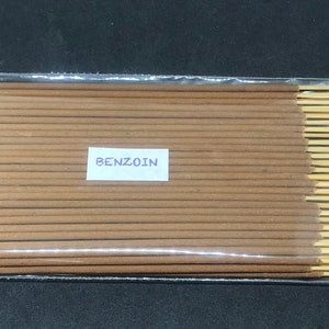 Benzoin Incense Sticks - 100% Natural Incense Sticks - Christmas Incense Sticks - Traditional Indian Incense - ISBEN
