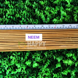 Neem 19 inch Incense Sticks (Golden) -100% Natural Incense Sticks -Christmas Incense Sticks Traditional Indian Incense - ISNE