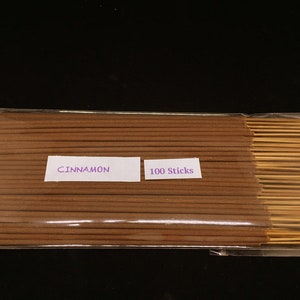 Cinnamon Incense Sticks - 100% Natural Incense Sticks - Christmas Incense Sticks - Traditional Indian Incense - ISCI