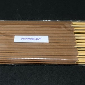 Peppermint Incense Sticks - 100% Natural Incense Sticks - Christmas Incense Sticks - Traditional Indian Incense - ISPEP