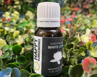 White Lotus Essential Oils - Pure Natural Aromatherapy Massage Oil - Therapeutic Grade - Pure Natural Oil - EOWL