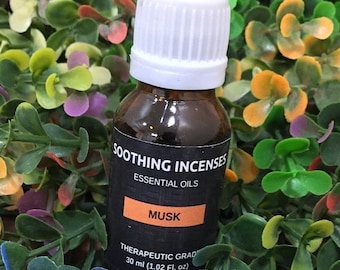 Musk Essential Oils - Pure Natural Aromatherapy Massage Oil - Therapeutic Grade - Pure Natural Oil - EOBM